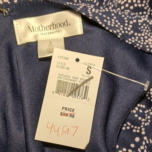 NWT Motherhood Maternity Dress Size Small - Picture 8 of 9